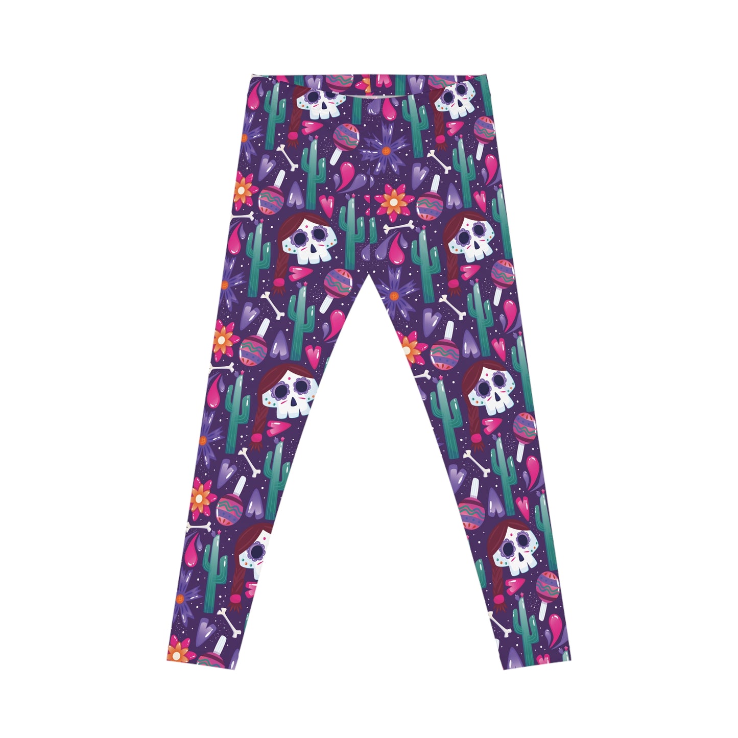 Zombies and Skulls Halloween Leggings