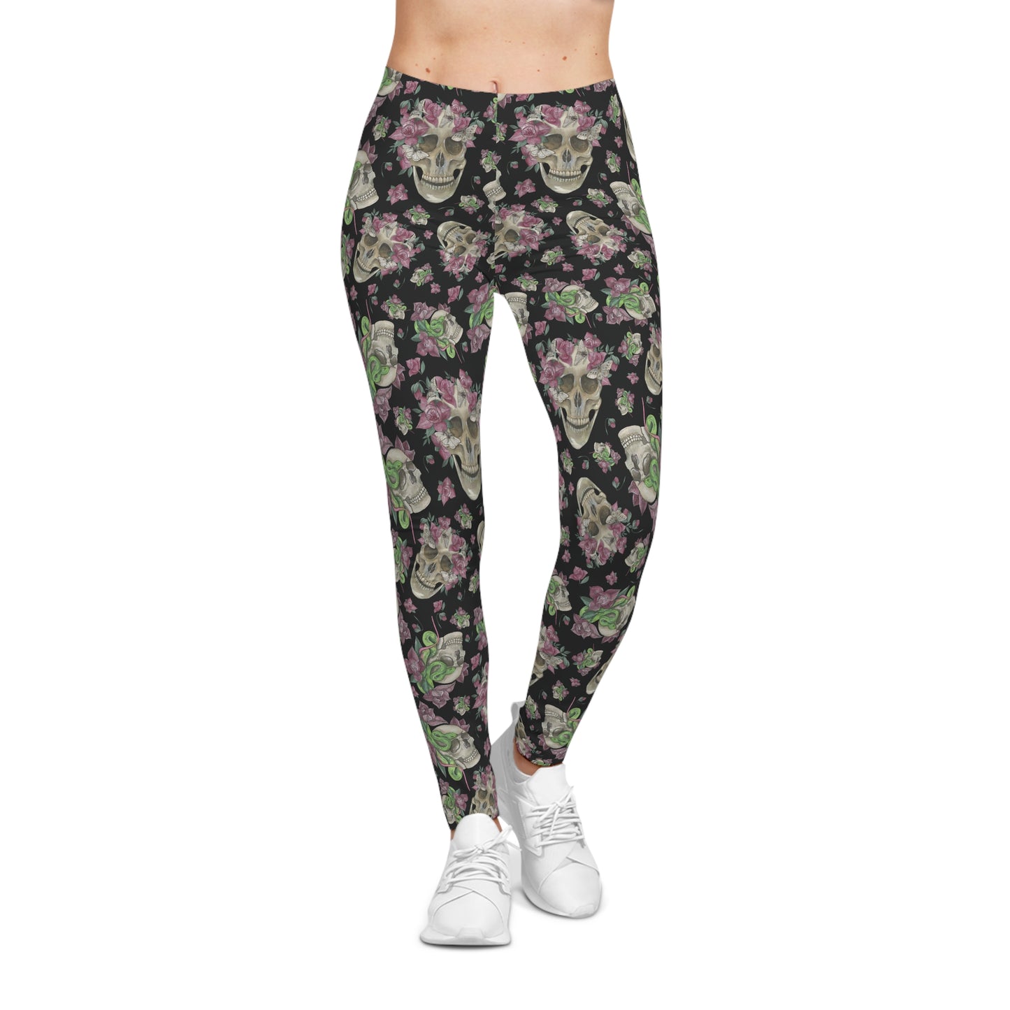 Zombies and Skulls Halloween Leggings