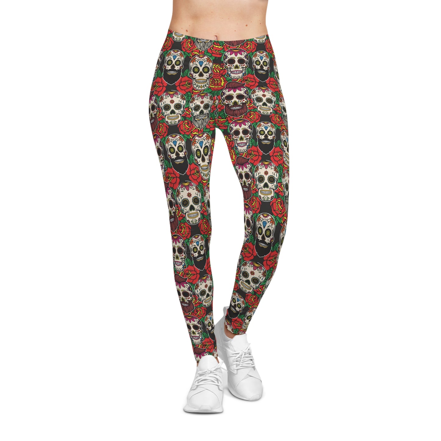 Zombies and Skulls Halloween Leggings