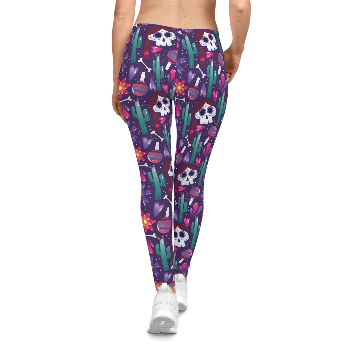 Zombies and Skulls Halloween Leggings