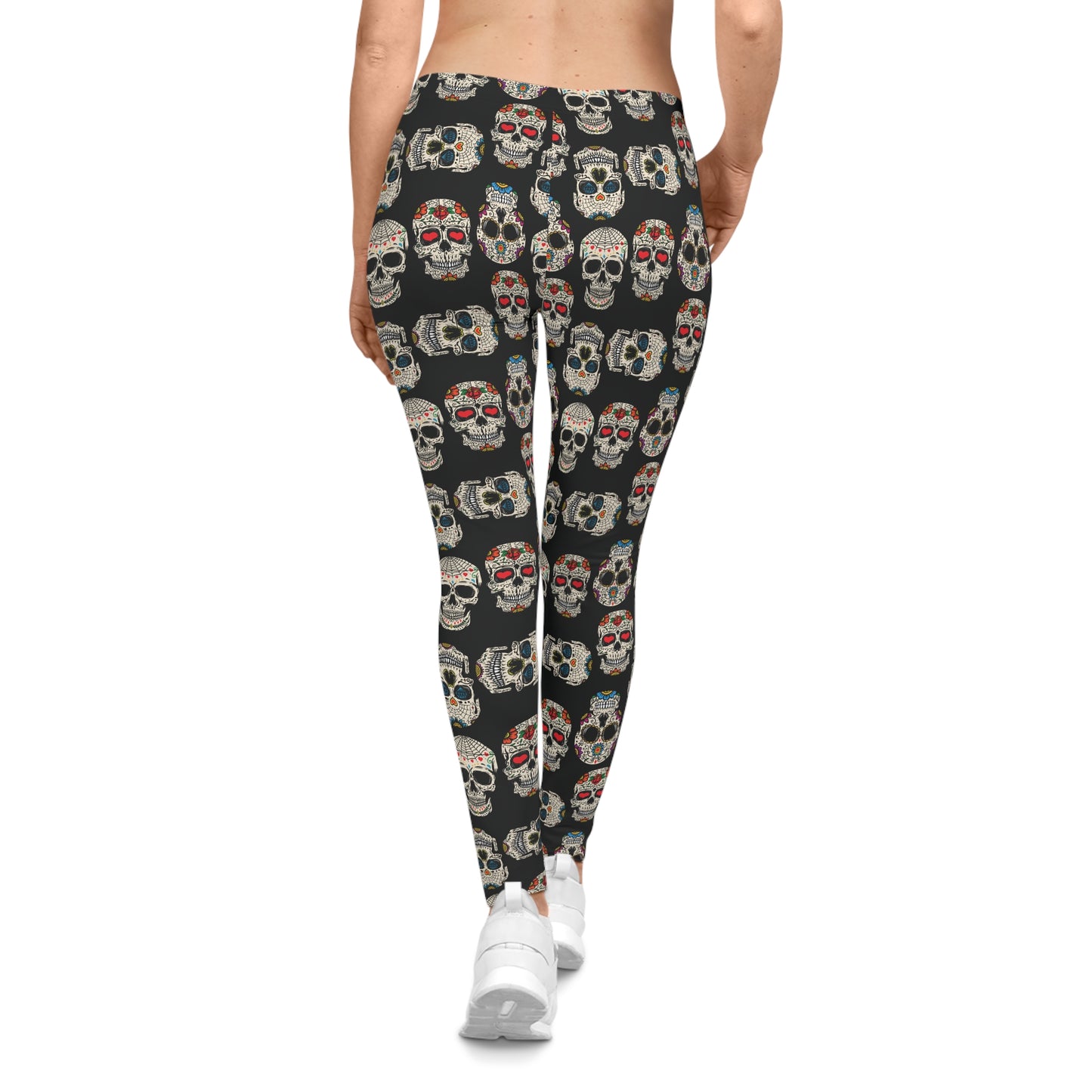 Zombies and Skulls Halloween Leggings