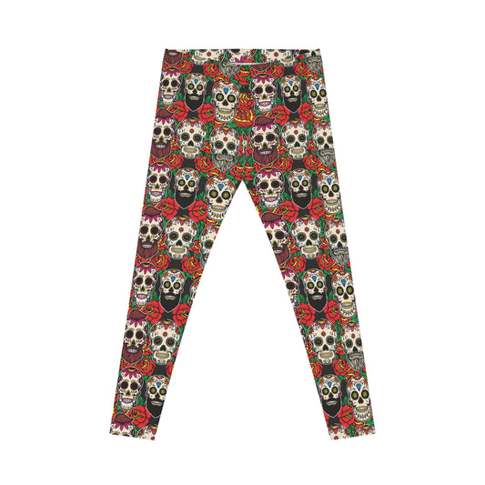 Zombies and Skulls Halloween Leggings