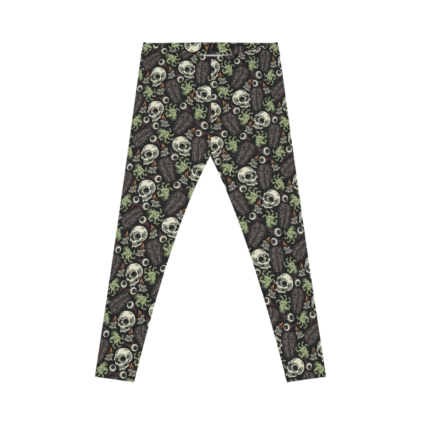 Zombies and Skulls Halloween Leggings