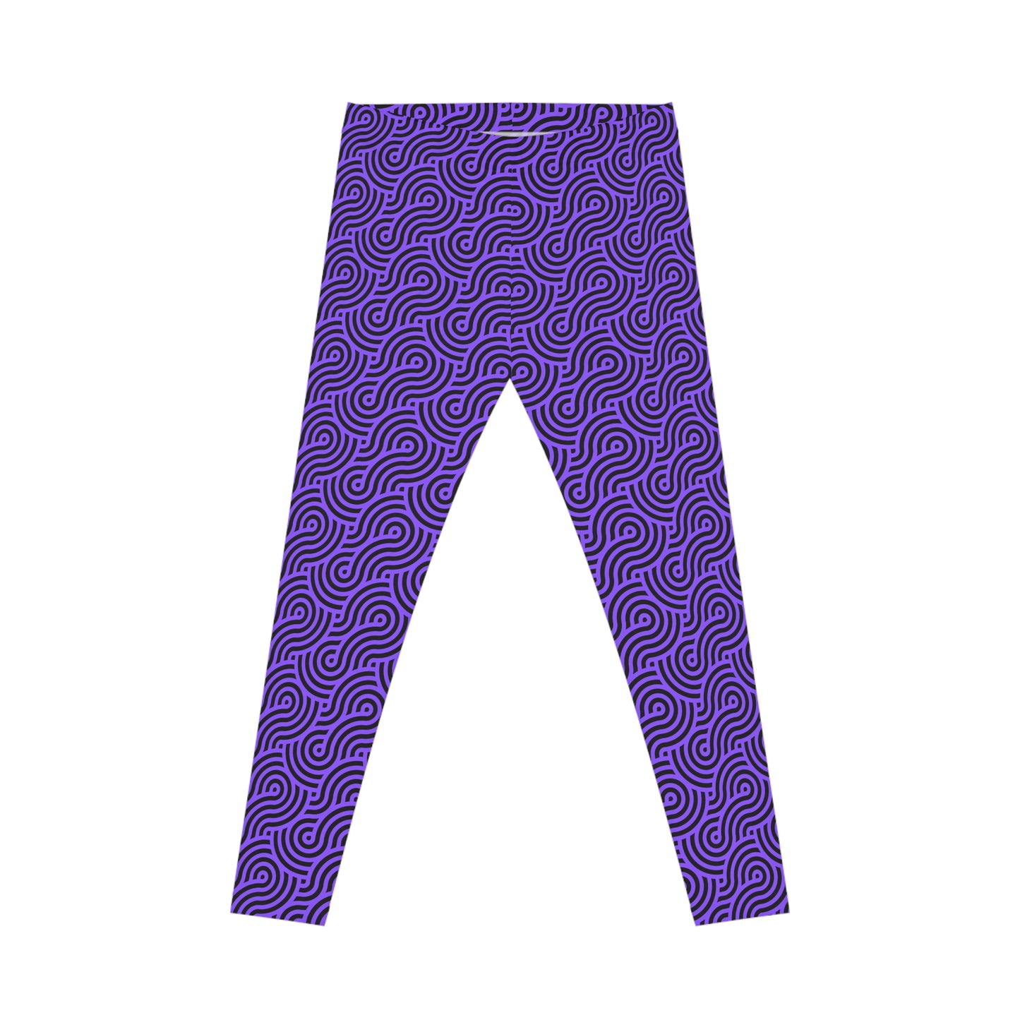 Purple Curvy Geometrical Pattern