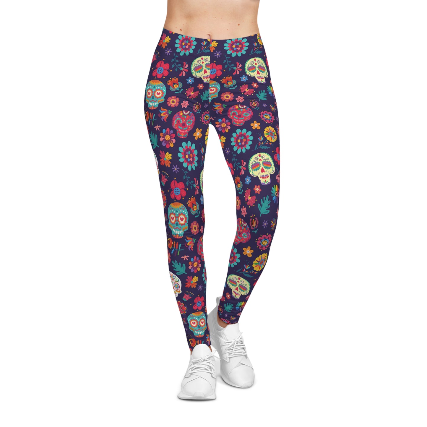 Zombies and Skulls Halloween Leggings