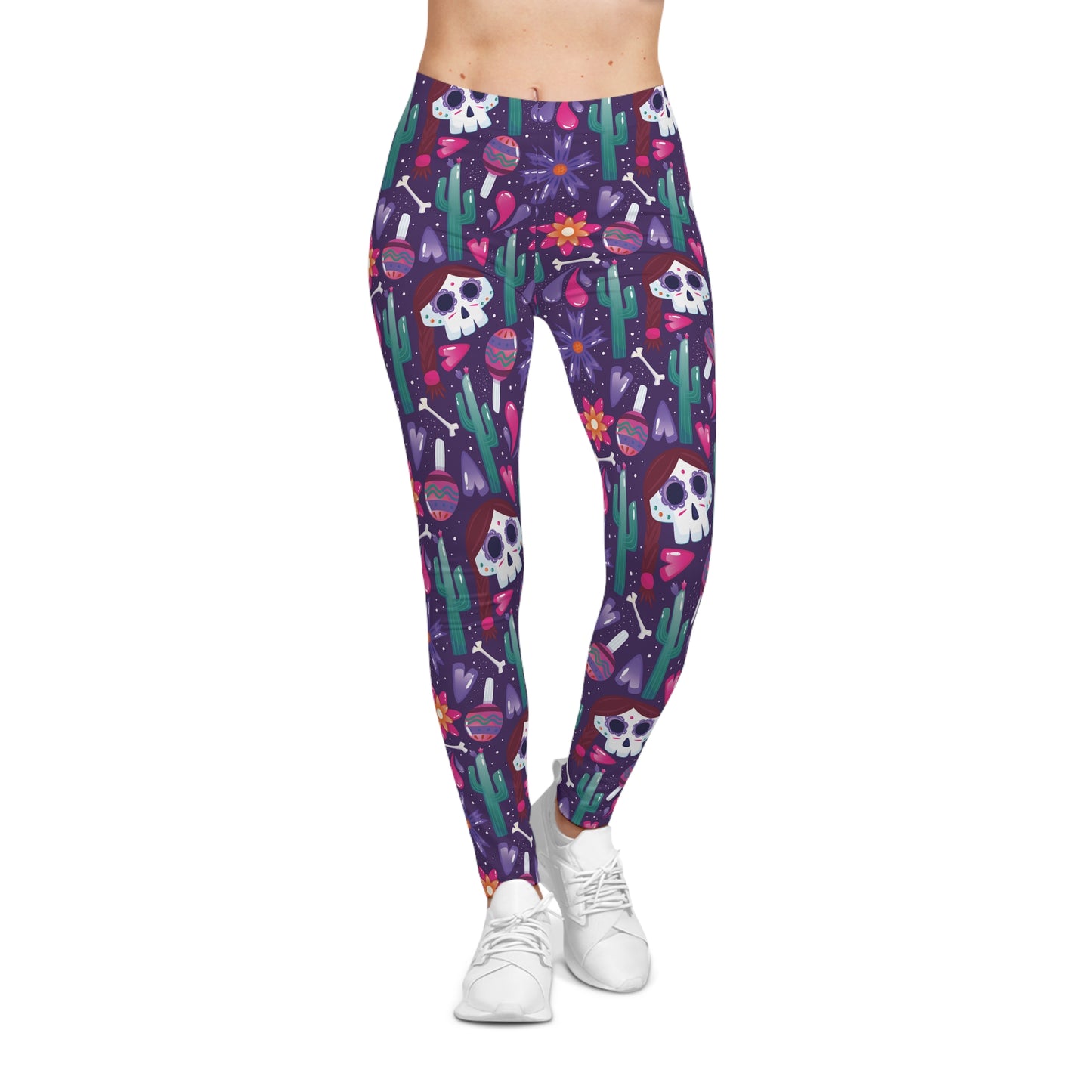 Zombies and Skulls Halloween Leggings