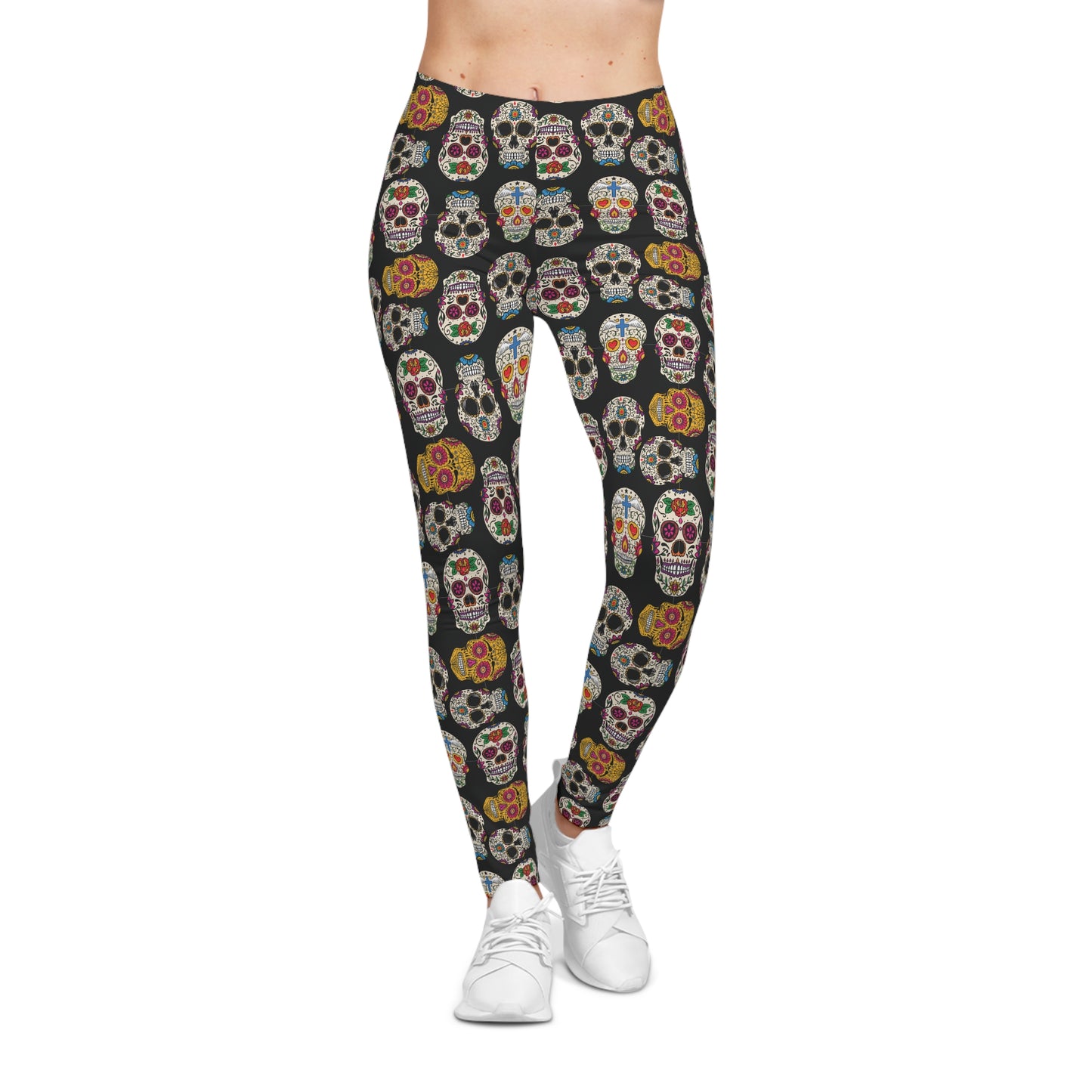 Zombies and Skulls Halloween Leggings